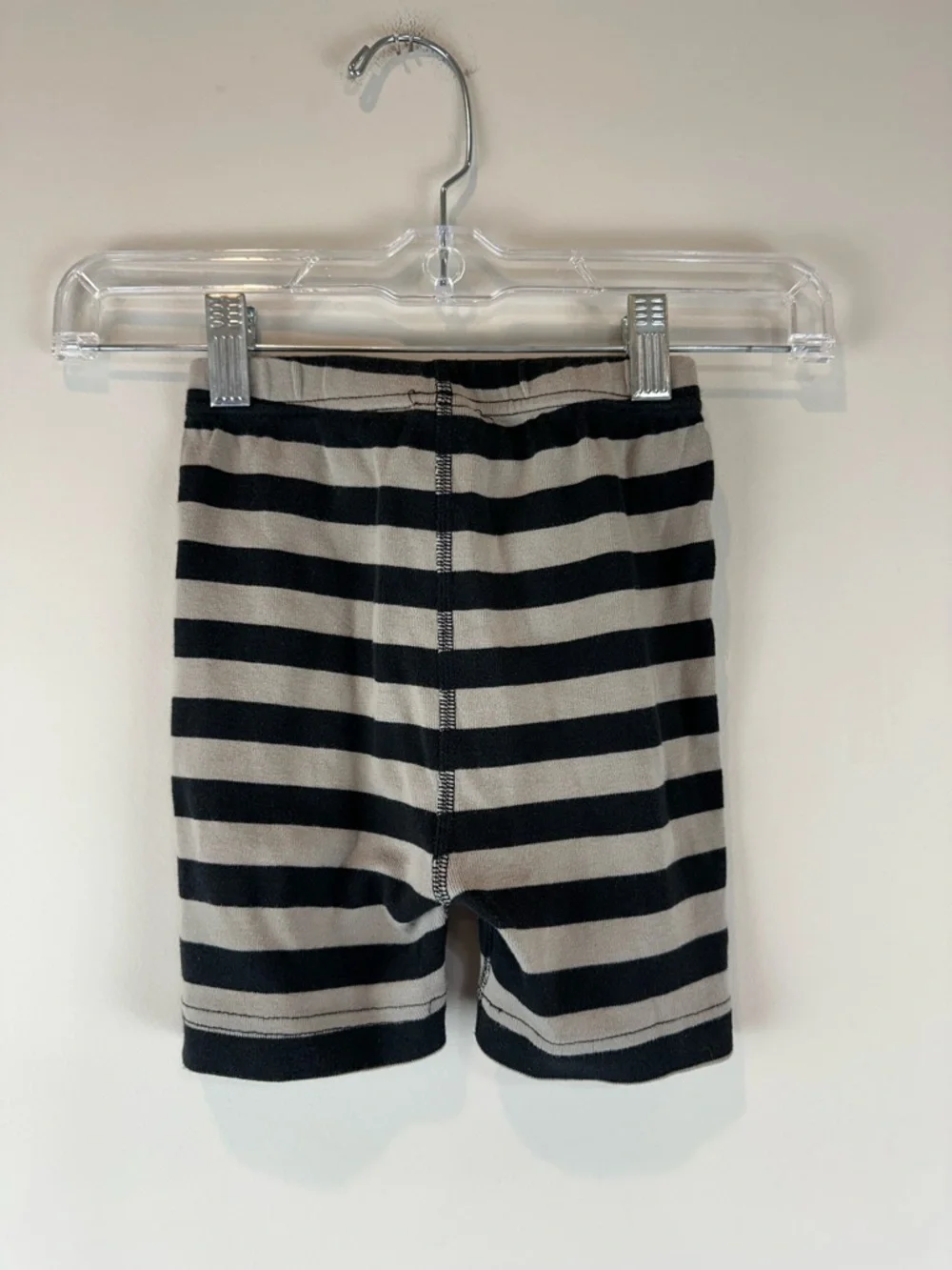Hanna Andersson Black Gray 100% Orgaic Cotton Batman Pajama Top Short Set 6 7